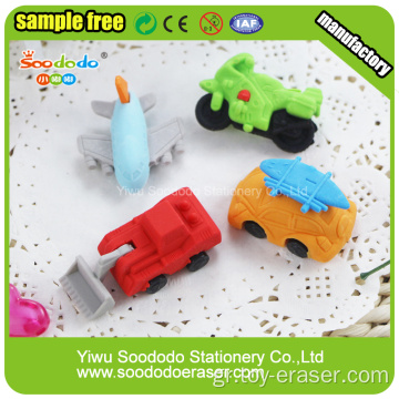 SOODODO Πράσινο Αλί 3D ζώων σχήμα Mini Erasers